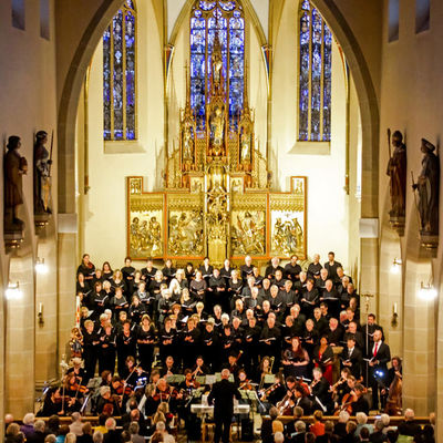 Das Abschlusskonzert der Landkreisprojektchöre fand in der Pfarrkirche St. Remigius in Hambrücken statt.