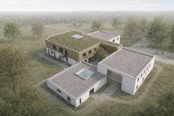 Bild vergr&ouml;&szlig;ern: Erweiterungsbau Wohngruppen, Schloss Stutensee - Visualisierung