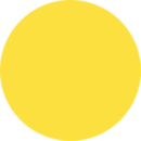 Piktogramm zur Verdeutlichung von Inhalten in Leichter Sprache das einen gelber Kreis als Teil des Landkreislogos zeigt