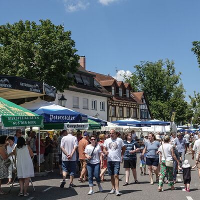 Bild vergrößern: Straßenfest in Eggenstein