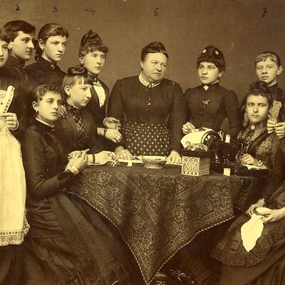 Arbeitslehrerinnen Sonntagsschülerinnen 1874
