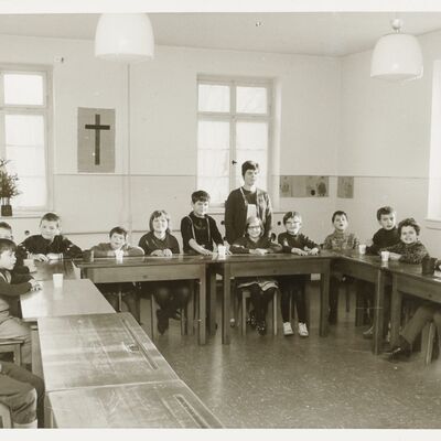 Bild vergrößern: Karl-Berberich-Schule in Bruchsal in den 1970er