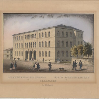 Polytechnikum Karlsruhe, 1840 (Quelle KIT Archiv)