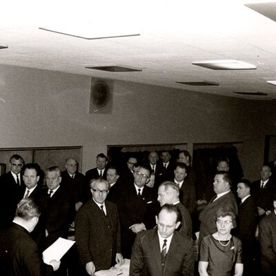 Verpflichtung Bruchsaler Kreisräte 1966