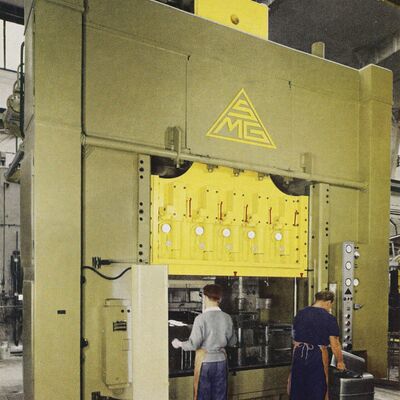 Bild vergrößern: Die frühere Süddeutsche Maschinenbau Gesellschaft mbH in Waghäusel-Wiesental