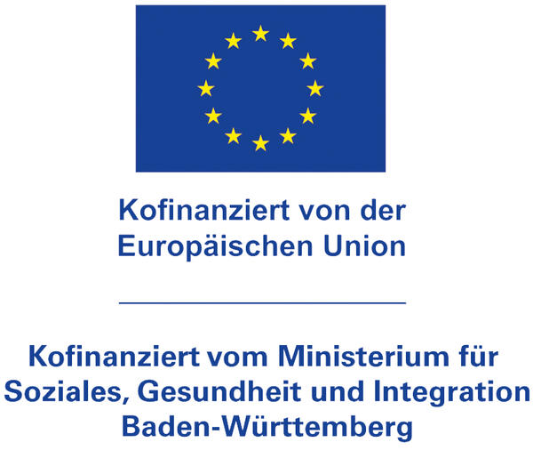 Bild vergrößern: Konfinanziert von der EU, Sozialministerium BW