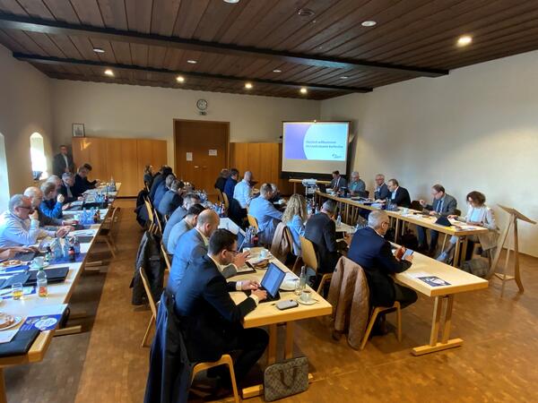 Die jüngste Bürgermeisterversammlung fand im katholischen Pfarrheim in Kronau statt