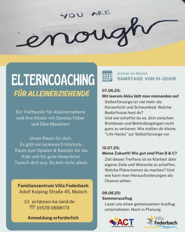 FZ Malsch_Elterncoaching Alleinerziehende_Juni-Aug 2025