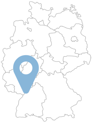 Karlsruhe-Deutschlandkarte